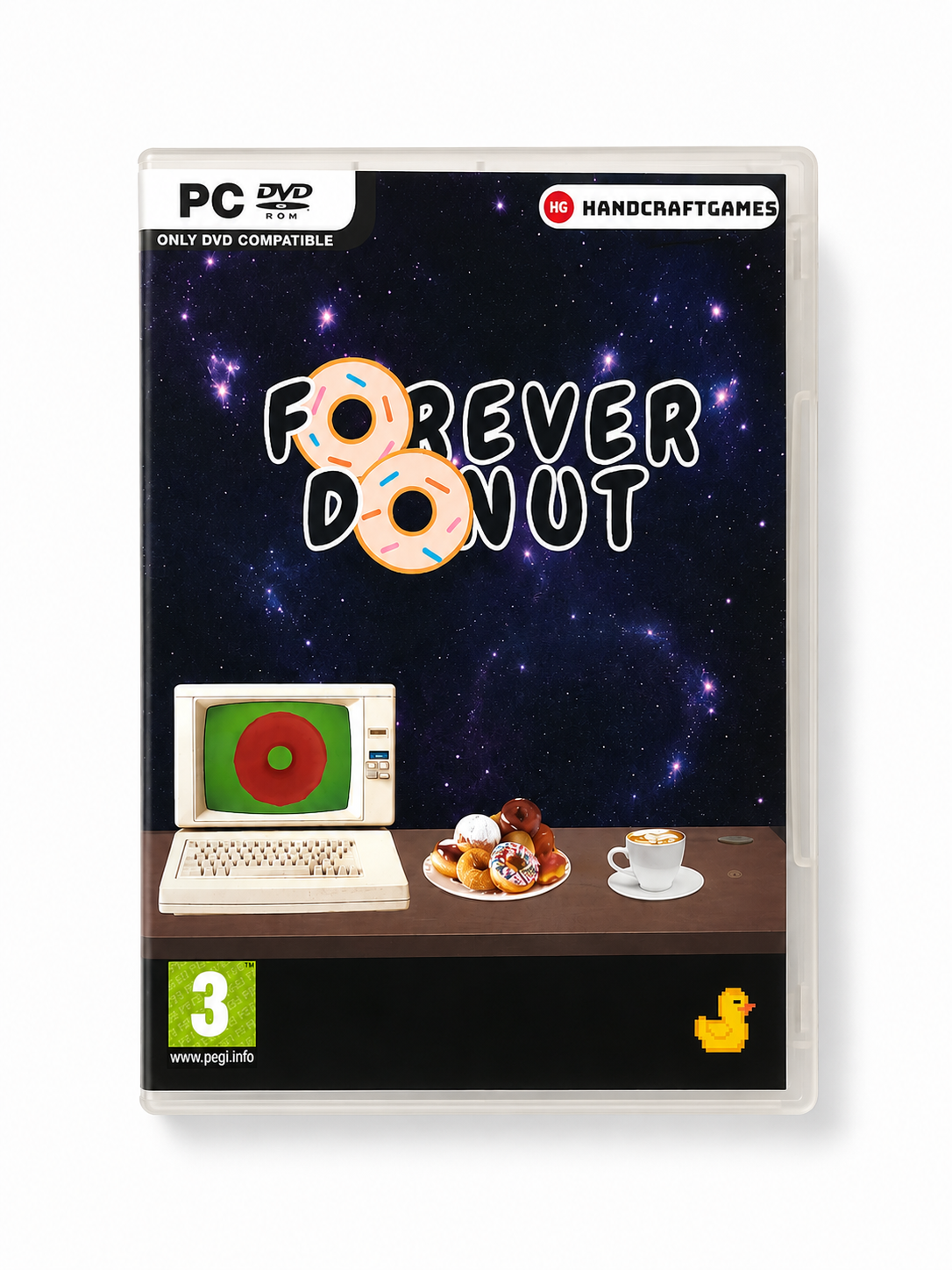 Portada de caja física HandCraftGames — vista delantera